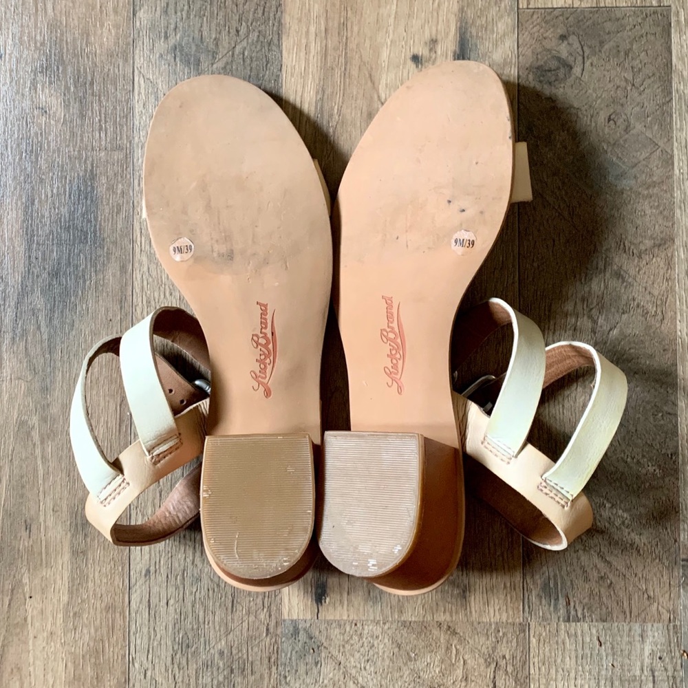Lucky Brand  Leyna Ankle Strap Sandals Size 9M - Picture 6 of 6